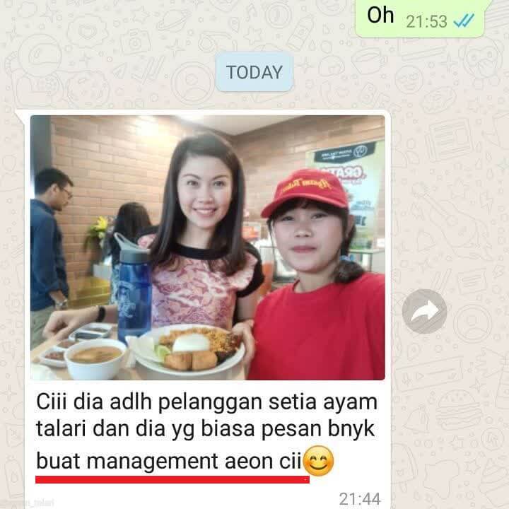 testimoni ayam talari